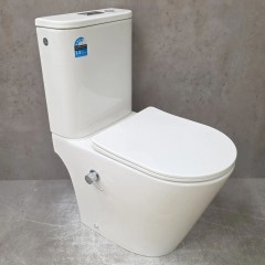 Унитаз Bloomix Lime 3.0 AD3055TSB/UF1 Ceramic+ безободковый торнадо с функцией биде и смесителем