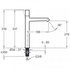 Смеситель для раковины Jacob Delafon Rivoli E24168-CP