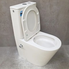 Унитаз Bloomix Salchow 3.0 AD3093TSB/UF1 Ceramic+ безободковый торнадо с функцией биде и смесителем