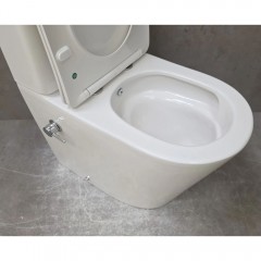 Унитаз Bloomix Salchow 3.0 AD3093TSB/UF1 Ceramic+ безободковый торнадо с функцией биде и смесителем