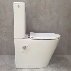 Унитаз Bloomix Salchow 3.0 AD3093TSB/UF1 Ceramic+ безободковый торнадо с функцией биде и смесителем
