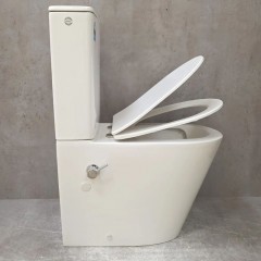 Унитаз Bloomix Salchow 3.0 AD3093TSB/UF1 Ceramic+ безободковый торнадо с функцией биде и смесителем
