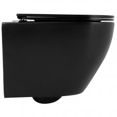 Унитаз подвесной Charus Estella Black EWC700-121B безободковый