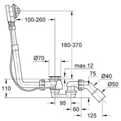 Слив-перелив Grohe Talento 28939000