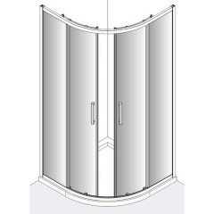 Душевой уголок Edelform Moderato EF-7010T