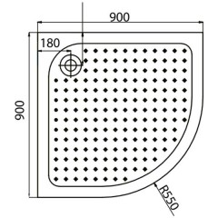 Душевой уголок Edelform Moderato EF-7010T