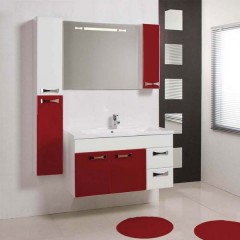 Зеркало-шкаф Акватон Диор 100 бордо 1A167902DR94R