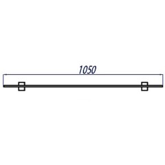 Полка стеклянная Акватон Валенсия 110 1A125003VA010