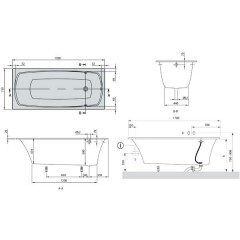 Ванна акриловая Villeroy & Boch My Art UBQ170MYA2V-96