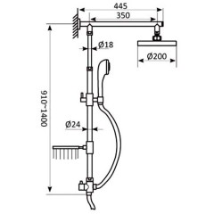 Набор для ванной комнаты Gro Welle Wassermelon WSM022
