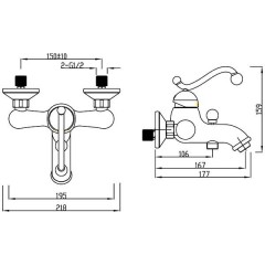 Набор для ванной комнаты Gro Welle MSK721 + MSK941