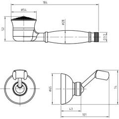Набор для ванной комнаты Gro Welle MSK721 + MSK941