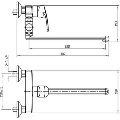 Набор для ванной комнаты Gro Welle DUS901 + APF722
