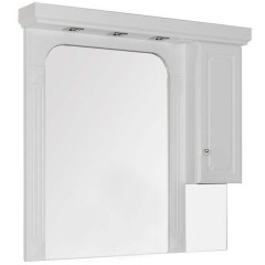 Зеркало-шкаф Aquanet Фредерика 125 белый 00182012