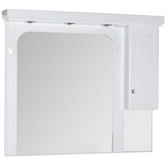 Зеркало-шкаф Aquanet Фредерика 140 белый 00171012