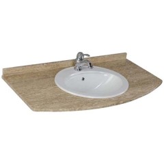 Столешница Aquanet Греция 110 травертино 00180082