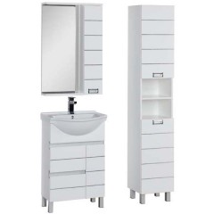 Зеркало-шкаф Aquanet Доминика 55 белый 00171079
