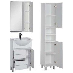 Зеркало-шкаф Aquanet Доминика 55 белый 00171079