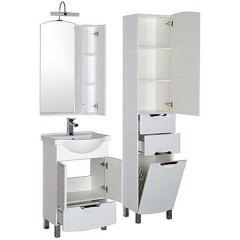 Зеркало-шкаф Aquanet Асти 55 белый 00180073