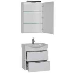 Зеркало-шкаф Aquanet Франка 65 белый 00183043