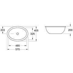 Раковина Villeroy & Boch Loop&Friends 616120R1