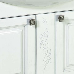 Комплект мебели ASB-Woodline Модена 85 белый массив ясеня