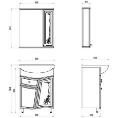 Комплект мебели ASB-Mebel Анита 65