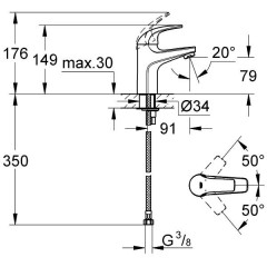 Набор для ванной комнаты Grohe BauCurve 122251