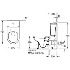 Унитаз Villeroy & Boch Hommage 666210R2