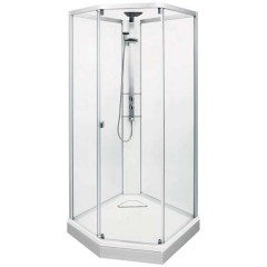 Душевая кабина IDO Showerama 8-5 90x90 стекло прозрачное, профиль серебристый 4985012909