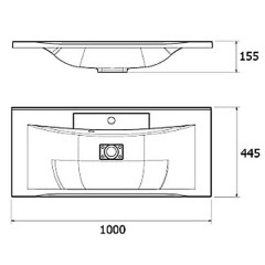 Комплект мебели Edelform-EFP Carino 100