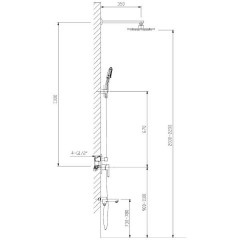 Душевая система Timo Selene SX-3069/00 SM 1013 chrome