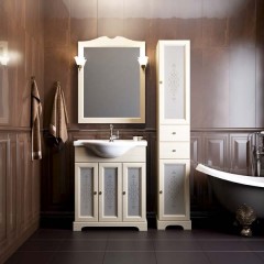 Тумба с раковиной Opadiris Кама 75 слоновая кость