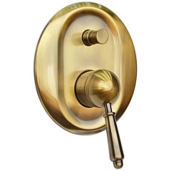 Смеситель для ванны встраиваемый Magliezza Collana 50146-br