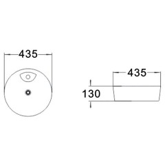 Раковина накладная Sturm Spring ST-SP304301-NBNCR