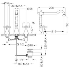 Смеситель для раковины Sturm Classica ST-CLA-31480-CR