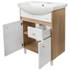 Тумба с раковиной ASB-Mebel Магнолия декор 65
