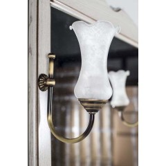 Зеркало ASB-Woodline Верона 65 бежевый массив ясеня