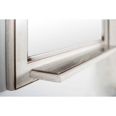 Зеркало ASB-Woodline Верона 65 бежевый массив ясеня