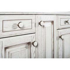 Тумба с раковиной ASB-Woodline Верона 85 бежевый массив ясеня