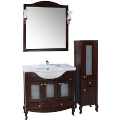 Зеркало ASB-Woodline Флоренция 85 бук тироль массив ясеня