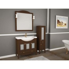 Зеркало ASB-Woodline Флоренция 85 бук тироль массив ясеня