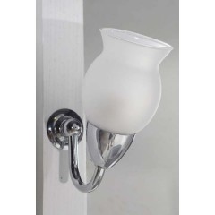 Зеркало ASB-Woodline Флоренция 105 белый массив ясеня