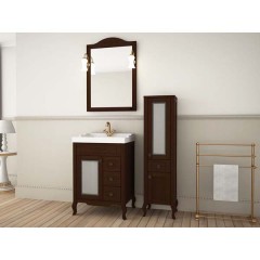 Тумба с раковиной ASB-Woodline Флоренция квадро 60 бук тироль массив ясеня