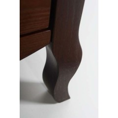 Тумба с раковиной ASB-Woodline Флоренция квадро 80 бук тироль массив ясеня