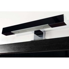 Зеркало ASB-Woodline Римини 80 чёрный массив ясеня