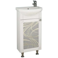 Тумба с раковиной ASB-Mebel Альфа кристалл 40