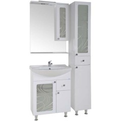 Тумба с раковиной ASB-Mebel Альфа кристалл 65-1Н
