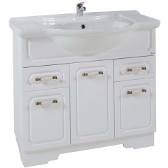 Тумба с раковиной ASB-Mebel Астра НСВ декор 85