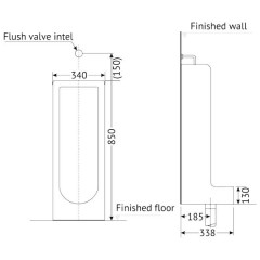 Писсуар Creo UR UR4100